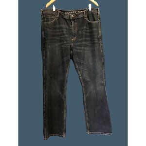 DOCKERS - GREY/BLACK STRAIGHT LEG MEN'S JEANS SIZE 40X32